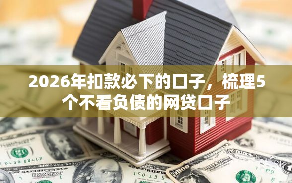 2026年扣款必下的口子，梳理5个不看负债的网贷口子