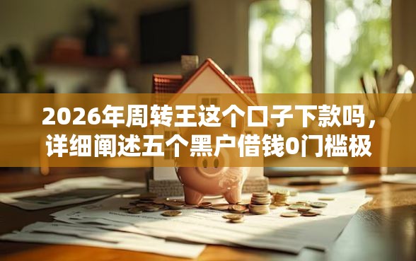 2026年周转王这个口子下款吗，详细阐述五个黑户借钱0门槛极速下款口子