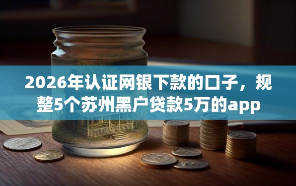 2026年认证网银下款的口子，规整5个苏州黑户贷款5万的app
