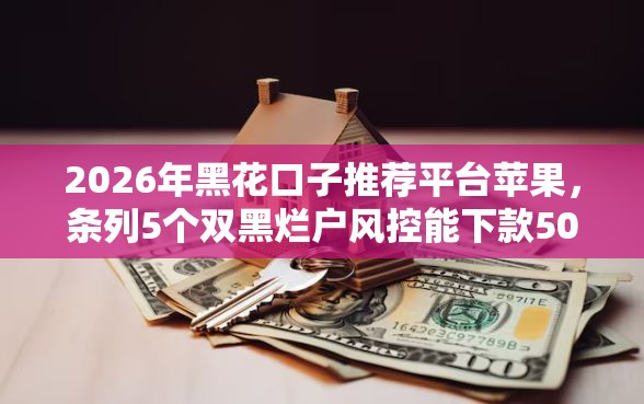 2026年黑花口子推荐平台苹果,条列5个双黑烂户风控能下款5000口子 2026年黑花口子推荐平台苹果,条列5个双黑烂户风控能下款5000口子