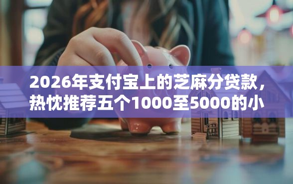 2026年支付宝上的芝麻分贷款，热忱推荐五个1000至5000的小额贷款口子