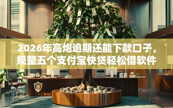 2026年高炮逾期还能下款口子，规整五个支付宝快贷轻松借软件