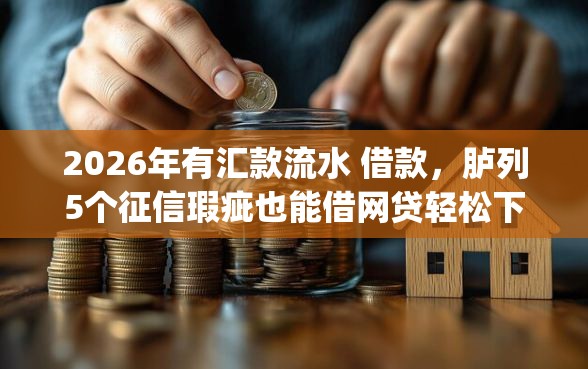 2026年有汇款流水 借款，胪列5个征信瑕疵也能借网贷轻松下款的app