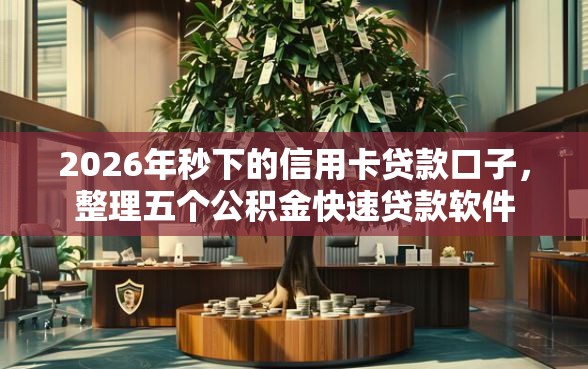 2026年秒下的信用卡贷款口子，整理五个公积金快速贷款软件