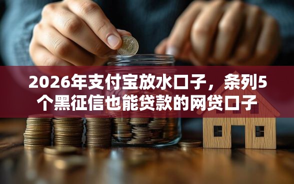 2026年支付宝放水口子，条列5个黑征信也能贷款的网贷口子