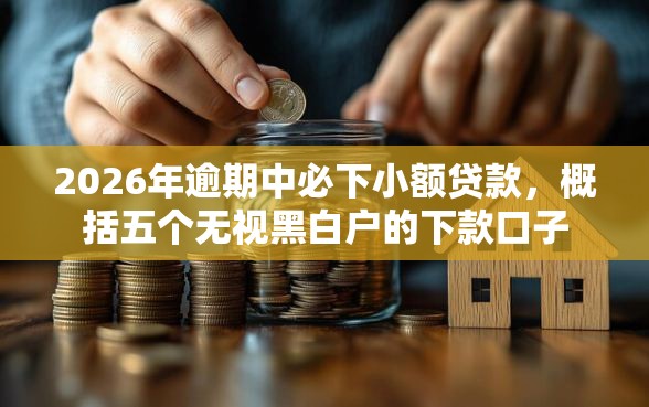 2026年逾期中必下小额贷款，概括五个无视黑白户的下款口子
