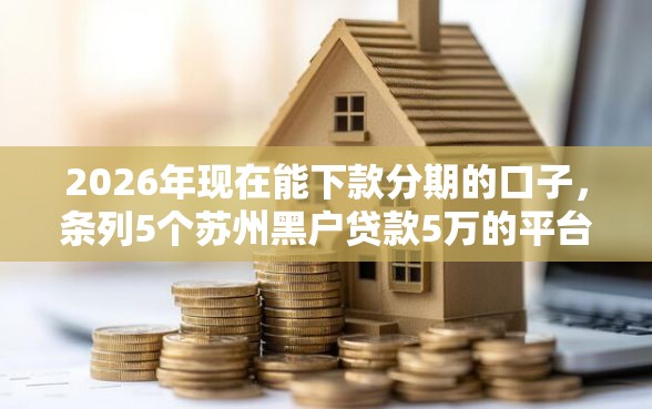 2026年现在能下款分期的口子，条列5个苏州黑户贷款5万的平台