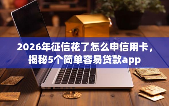 2026年征信花了怎么申信用卡，揭秘5个简单容易贷款app