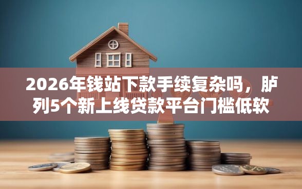 2026年钱站下款手续复杂吗，胪列5个新上线贷款平台门槛低软件