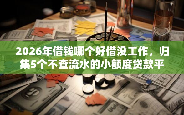 2026年借钱哪个好借没工作，归集5个不查流水的小额度贷款平台