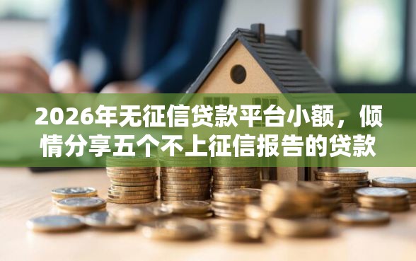 2026年无征信贷款平台小额，倾情分享五个不上征信报告的贷款口子