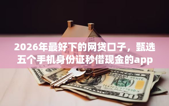 2026年最好下的网贷口子，甄选五个手机身份证秒借现金的app