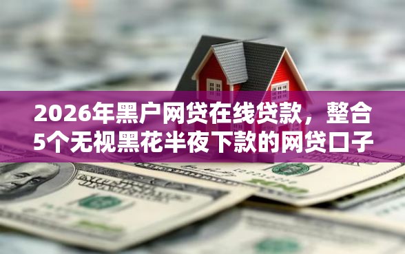 2026年黑户网贷在线贷款，整合5个无视黑花半夜下款的网贷口子