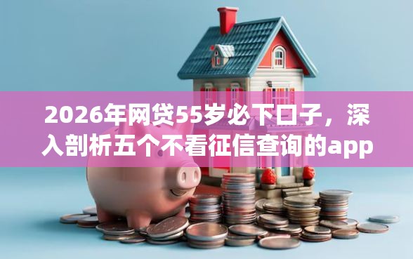 2026年网贷55岁必下口子，深入剖析五个不看征信查询的app