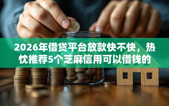 2026年借贷平台放款快不快，热忱推荐5个芝麻信用可以借钱的软件