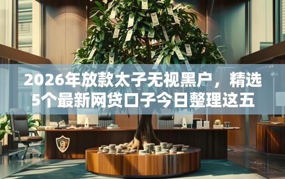 2026年放款太子无视黑户，精选5个最新网贷口子今日整理这五个平台