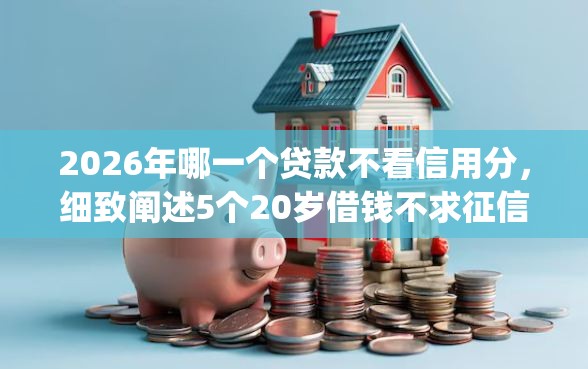 2026年哪一个贷款不看信用分，细致阐述5个20岁借钱不求征信速借app