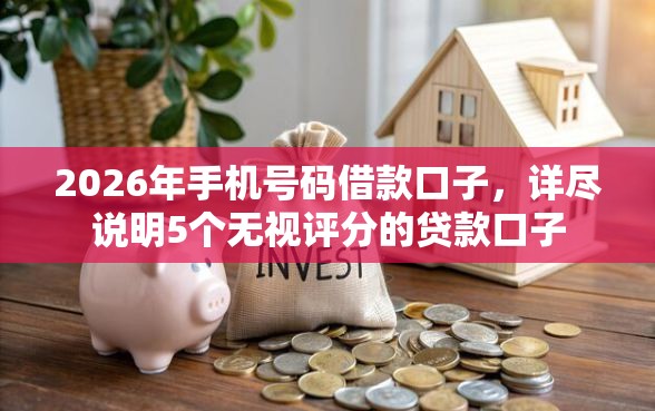 2026年手机号码借款口子，详尽说明5个无视评分的贷款口子