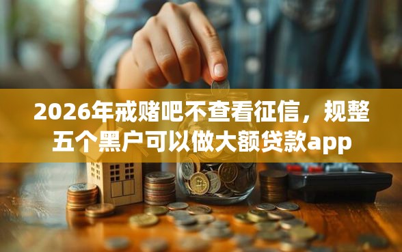 2026年戒赌吧不查看征信，规整五个黑户可以做大额贷款app