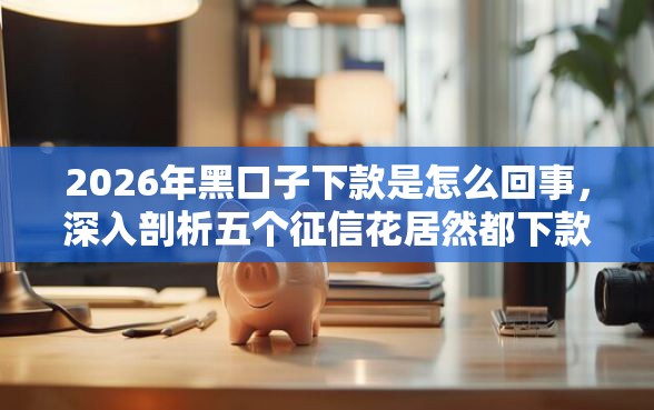 2026年黑口子下款是怎么回事，深入剖析五个征信花居然都下款了的口子