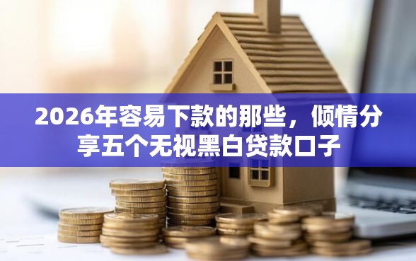 2026年容易下款的那些，倾情分享五个无视黑白贷款口子