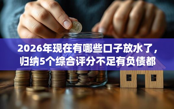 2026年现在有哪些口子放水了，归纳5个综合评分不足有负债都能下款app