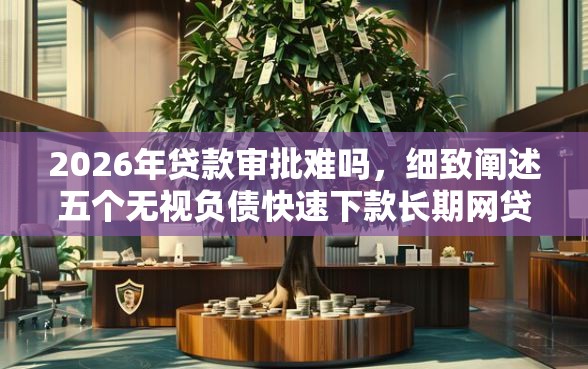 2026年贷款审批难吗，细致阐述五个无视负债快速下款长期网贷的平台