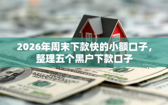 2026年周末下款快的小额口子，整理五个黑户下款口子