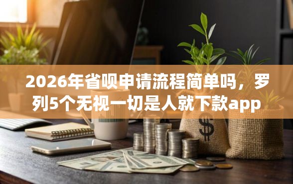 2026年省呗申请流程简单吗，罗列5个无视一切是人就下款app