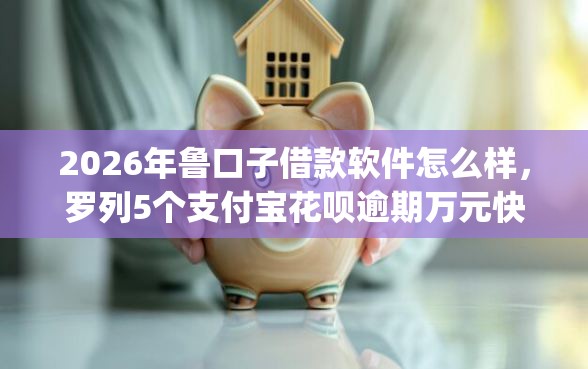 2026年鲁口子借款软件怎么样，罗列5个支付宝花呗逾期万元快速贷款app