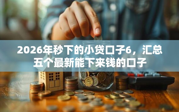 2026年秒下的小贷口子6，汇总五个最新能下来钱的口子