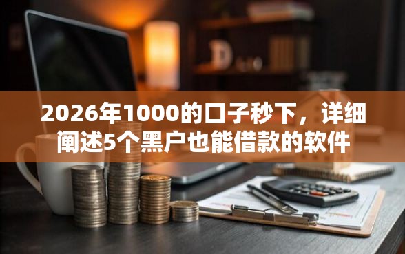 2026年1000的口子秒下，详细阐述5个黑户也能借款的软件