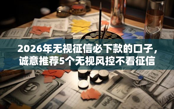 2026年无视征信必下款的口子，诚意推荐5个无视风控不看征信的网贷