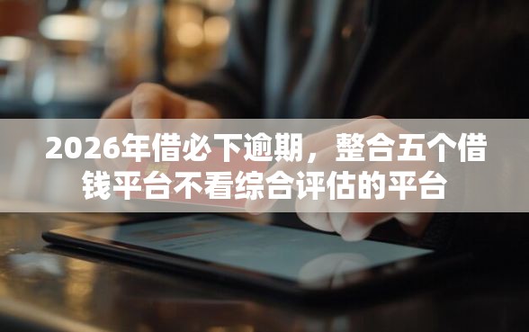 2026年借必下逾期，整合五个借钱平台不看综合评估的平台