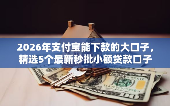 2026年支付宝能下款的大口子，精选5个最新秒批小额贷款口子