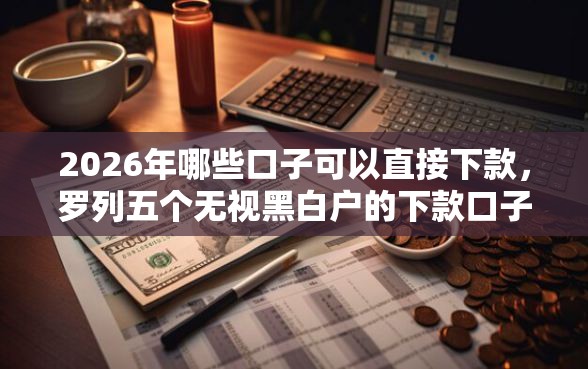 2026年哪些口子可以直接下款，罗列五个无视黑白户的下款口子
