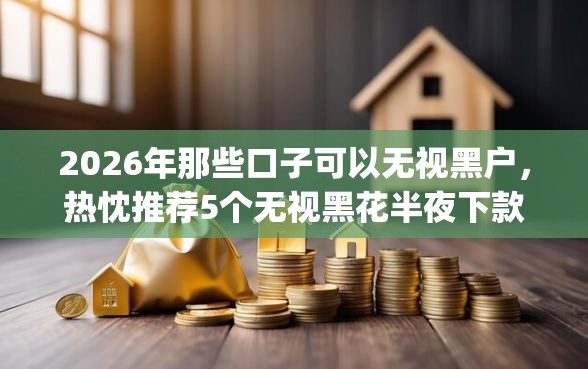 2026年那些口子可以无视黑户，热忱推荐5个无视黑花半夜下款的网贷app