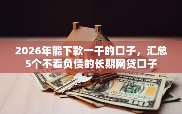 2026年能下款一千的口子，汇总5个不看负债的长期网贷口子