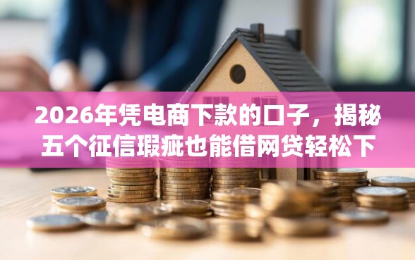 2026年凭电商下款的口子，揭秘五个征信瑕疵也能借网贷轻松下款的app