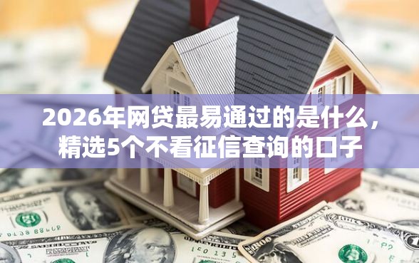 2026年网贷最易通过的是什么，精选5个不看征信查询的口子