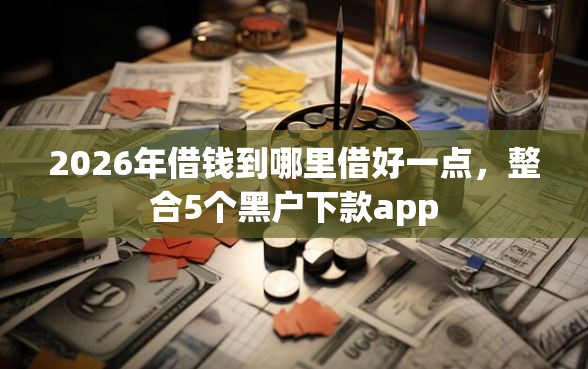 2026年借钱到哪里借好一点，整合5个黑户下款app