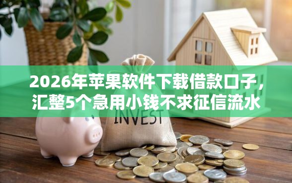 2026年苹果软件下载借款口子，汇整5个急用小钱不求征信流水轻松贷的软件