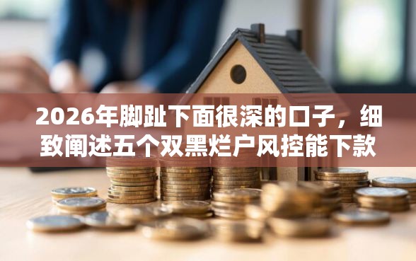 2026年脚趾下面很深的口子，细致阐述五个双黑烂户风控能下款5000口子