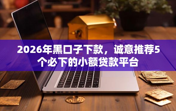 2026年黑口子下款，诚意推荐5个必下的小额贷款平台