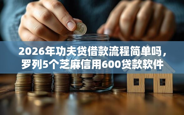 2026年功夫贷借款流程简单吗，罗列5个芝麻信用600贷款软件