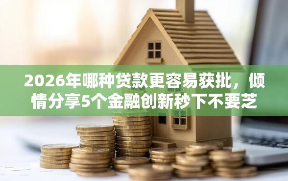 2026年哪种贷款更容易获批，倾情分享5个金融创新秒下不要芝麻分的软件