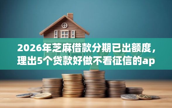 2026年芝麻借款分期已出额度，理出5个贷款好做不看征信的app