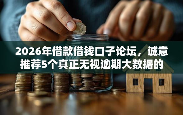 2026年借款借钱口子论坛，诚意推荐5个真正无视逾期大数据的网贷口子