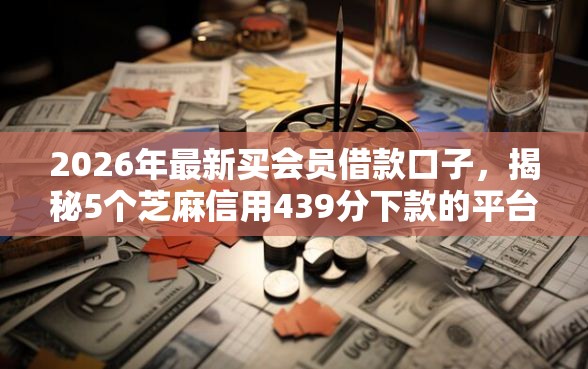 2026年最新买会员借款口子，揭秘5个芝麻信用439分下款的平台