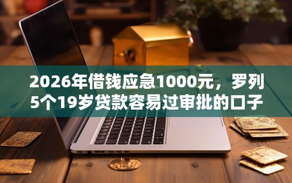 2026年借钱应急1000元，罗列5个19岁贷款容易过审批的口子